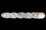 Lot: Selenite Spiral Wand - Pieces #77333-1